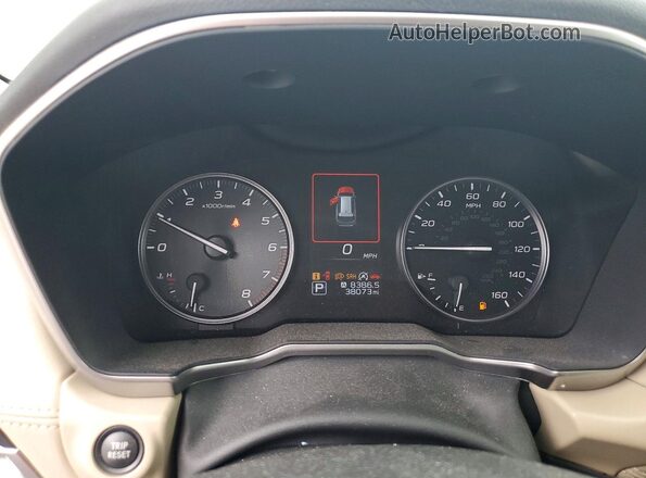 4S4BTANC5R3196405 2024 SUBARU OUTBACK White ხელსაწყოთა პანელის ხედი