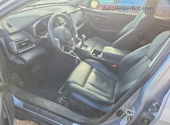 4S4BTANC6L3214529 2020 SUBARU OUTBACK Silver Widok wnętrza z przodu