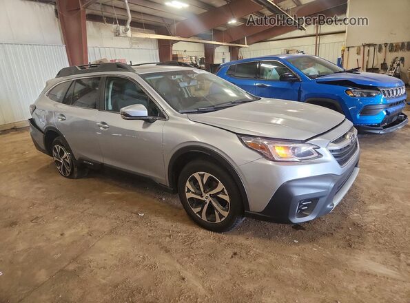 4S4BTANC6L3214529 2020 SUBARU OUTBACK Silver Przód prawy