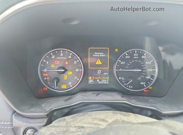 4S4BTANC6L3214529 2020 SUBARU OUTBACK Silver Widok zestawu wskaźników
