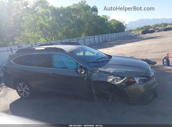 4S4BTANC6M3101097 2021 SUBARU OUTBACK Green Սալոնի հետևի տեսք