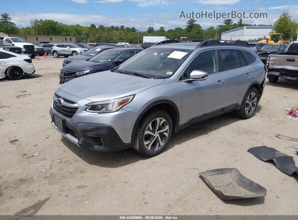 4S4BTANC7M3229574 2021 SUBARU OUTBACK Silver წინა მარცხენა ხედი სამი მეოთხედიდან