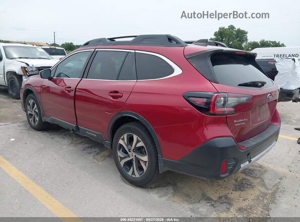 4S4BTANC8M3125935 2021 SUBARU OUTBACK Red Задня ліва чверть