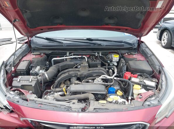 4S4BTANC8M3125935 2021 SUBARU OUTBACK Red Вид ззаду