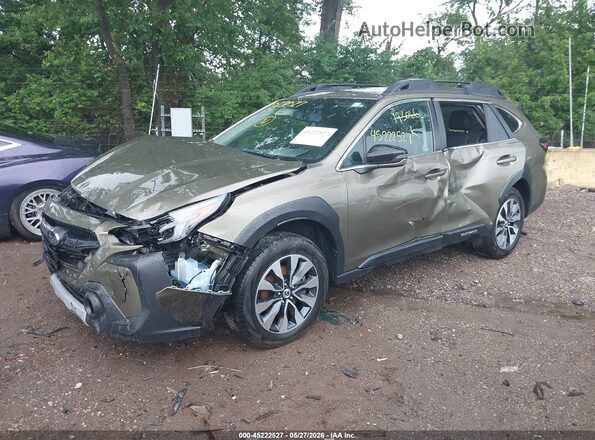 4S4BTANC9P3193066 2023 SUBARU OUTBACK Green Առջևի ձախ երեք քառորդ տեսարան