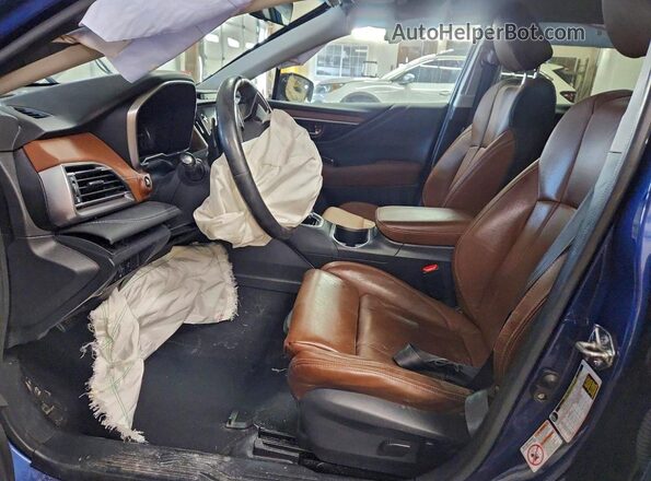 4S4BTAPC0L3141588 2020 SUBARU OUTBACK Синий Вид салона спереди