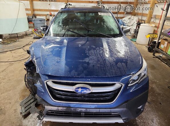 4S4BTAPC0L3141588 2020 SUBARU OUTBACK Синий Вид спереди