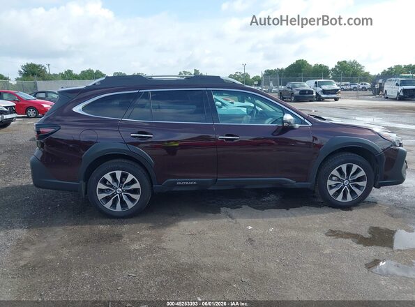 4S4BTAPC0S3156977 2025 SUBARU OUTBACK Burgundy Vista interior trasera