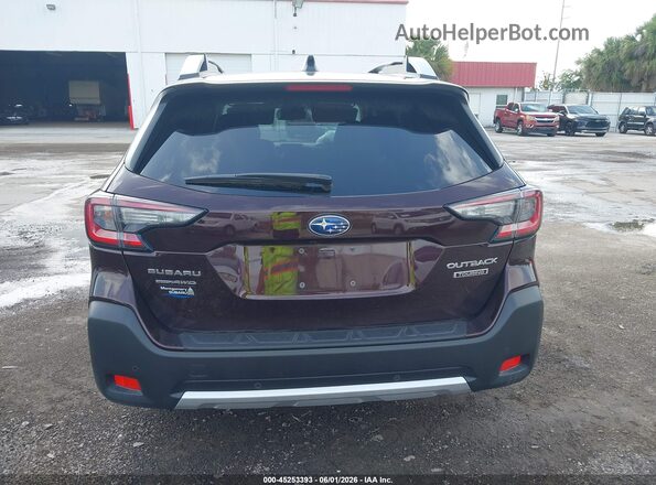 4S4BTAPC0S3156977 2025 SUBARU OUTBACK Burgundy 