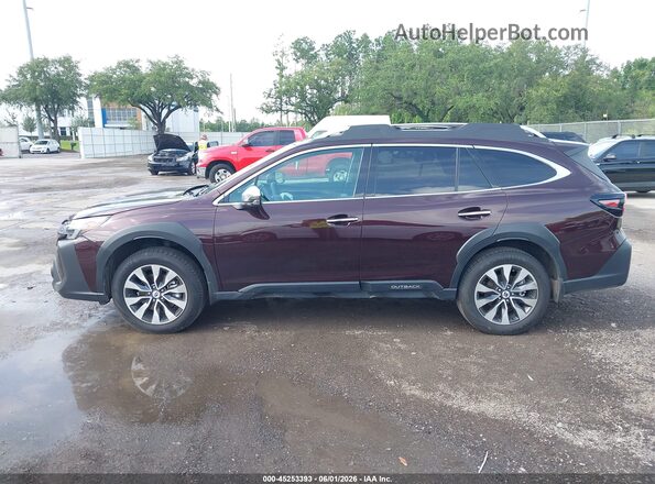 4S4BTAPC0S3156977 2025 SUBARU OUTBACK Burgundy Vista interior de 360 grados