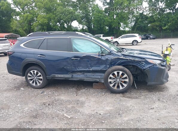 4S4BTAPC9S3260187 2025 SUBARU OUTBACK Blue Widok wnętrza z tyłu