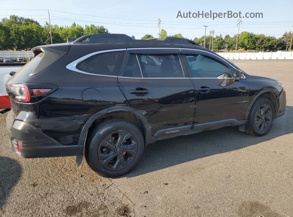 4S4BTGKD0L3173475 2020 SUBARU OUTBACK Black Tył prawy
