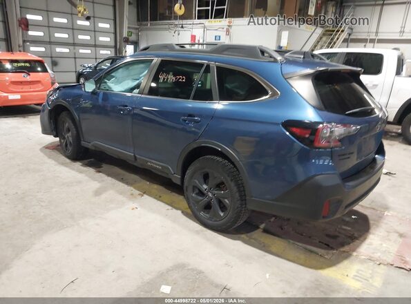 4S4BTGLD7N3246228 2022 SUBARU OUTBACK Синий Задняя левая четверть