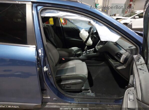 4S4BTGLD7N3246228 2022 SUBARU OUTBACK Синий Вид салона спереди