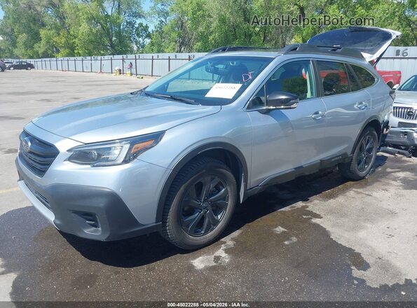 4S4BTGLD8N3197752 2022 SUBARU OUTBACK Серебряный Передняя левая четверть