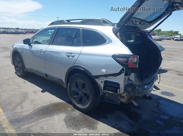 4S4BTGLD8N3197752 2022 SUBARU OUTBACK Серебряный Задняя левая четверть