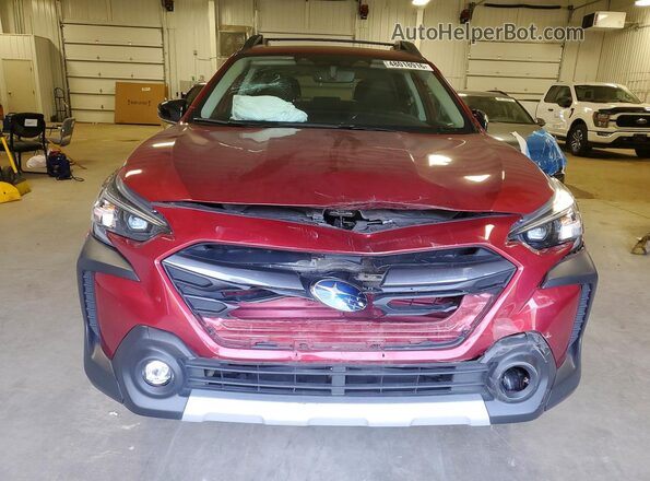 4S4BTGND4R3203808 2024 SUBARU OUTBACK Maroon წინა ხედი