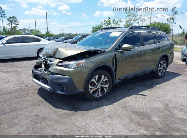 4S4BTGND6L3251172 2020 SUBARU OUTBACK Green 