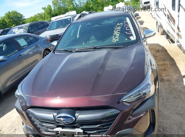 4S4BTGPD0S3295423 2025 SUBARU OUTBACK Maroon Vista del cuadro de instrumentos