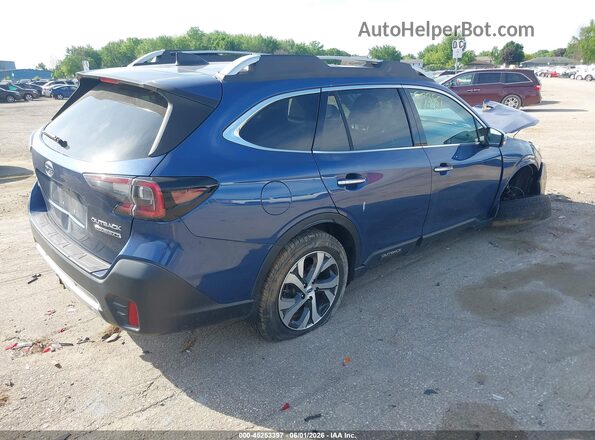 4S4BTGPD2L3266216 2020 SUBARU OUTBACK Blue უკანა მარჯვენა