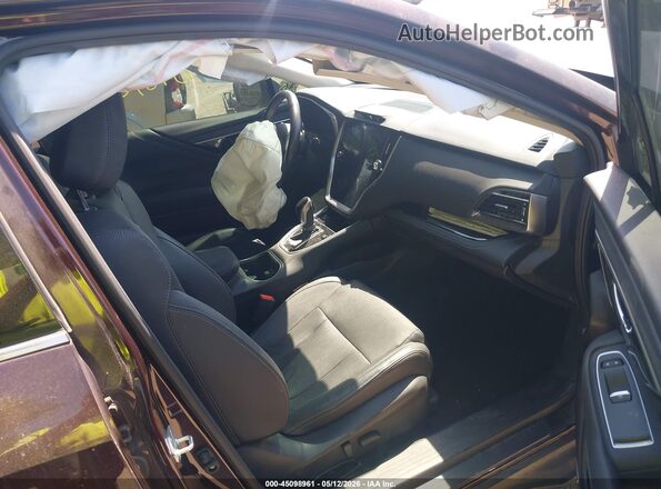 4S4BTGPD2P3187876 2023 SUBARU OUTBACK Maroon Front interior view