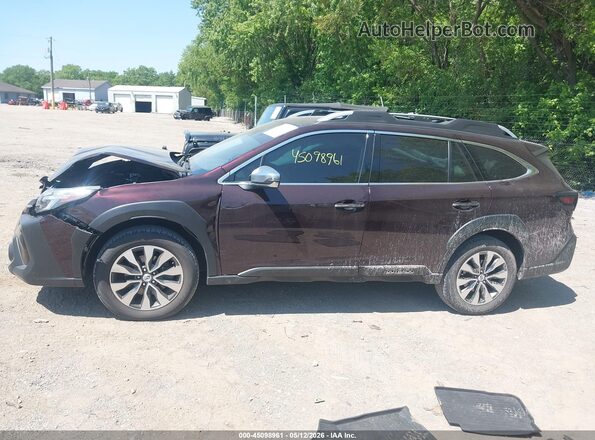 4S4BTGPD2P3187876 2023 SUBARU OUTBACK Maroon 360 interior view