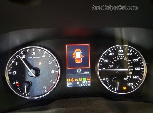 4S4BTGPD3R3178977 2024 SUBARU OUTBACK White ხელსაწყოთა პანელის ხედი