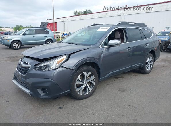 4S4BTGPD4N3244348 2022 SUBARU OUTBACK Gray წინა მარცხენა ხედი სამი მეოთხედიდან