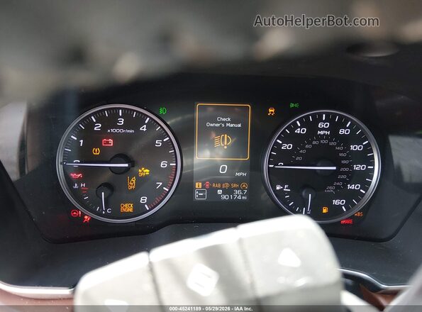 4S4BTGPD5L3113734 2020 SUBARU OUTBACK Gray Հետևի նստատեղերի տեսք