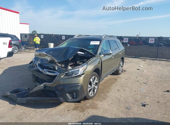 4S4BTGPD8L3177640 2020 SUBARU OUTBACK Green Передня ліва чверть