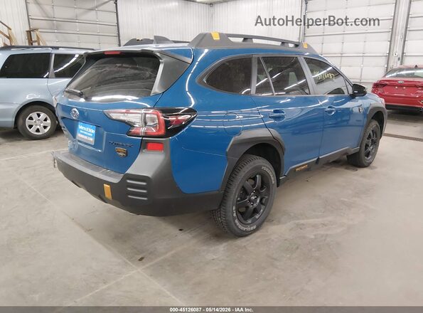 4S4BTGSD2R3135836 2024 SUBARU OUTBACK Blue Rear right