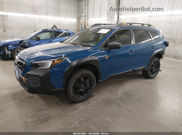 4S4BTGSD2R3135836 2024 SUBARU OUTBACK Blue Front left