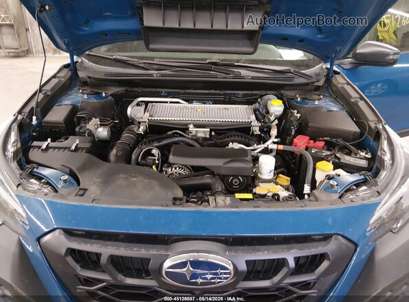 4S4BTGSD2R3135836 2024 SUBARU OUTBACK Blue Rear view