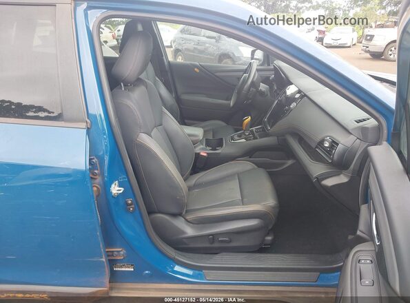 4S4BTGSD6N3199050 2022 SUBARU OUTBACK Blue Widok wnętrza z przodu