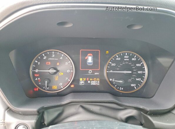 4S4BTGUD3S3265398 2025 SUBARU OUTBACK Blue Widok zestawu wskaźników