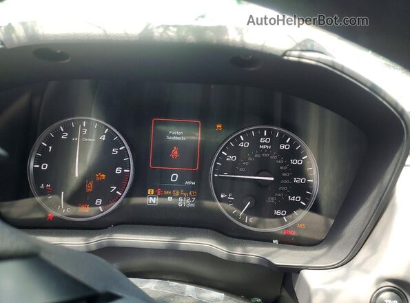 4S4GUHD63T3711089 2026 SUBARU CROSSTREK White Widok zestawu wskaźników