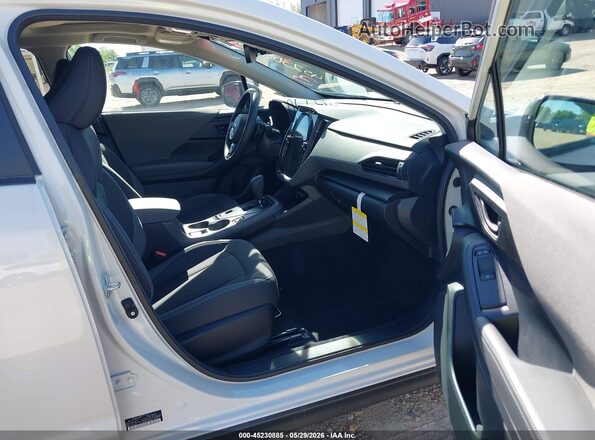 4S4GUHD65T3757281 2026 SUBARU CROSSTREK White Widok wnętrza z przodu