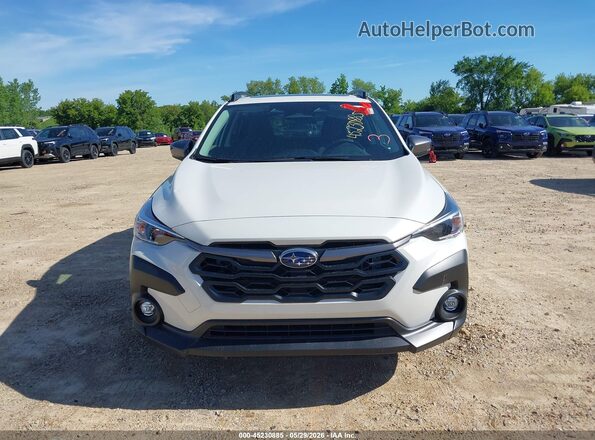 4S4GUHD65T3757281 2026 SUBARU CROSSTREK White Widok zestawu wskaźników