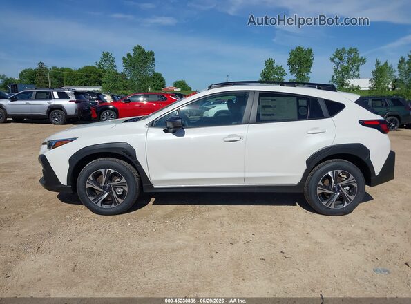 4S4GUHD65T3757281 2026 SUBARU CROSSTREK White Widok wnętrza 360 stopni
