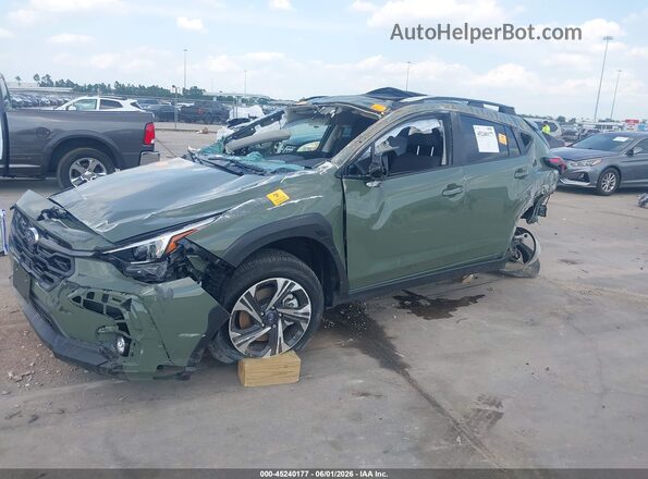 4S4GUHD69T3758689 2026 SUBARU CROSSTREK Green Front left