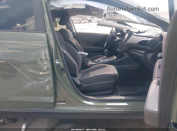4S4GUHD69T3758689 2026 SUBARU CROSSTREK Green Front interior view