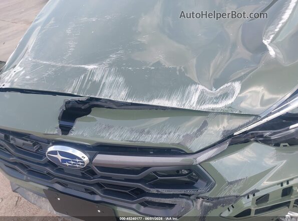 4S4GUHD69T3758689 2026 SUBARU CROSSTREK Green Rear view