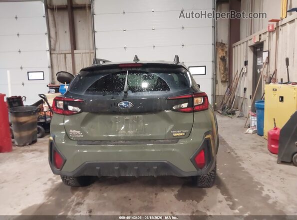 4S4GUHF60S3756213 2025 SUBARU CROSSTREK Зеленый 