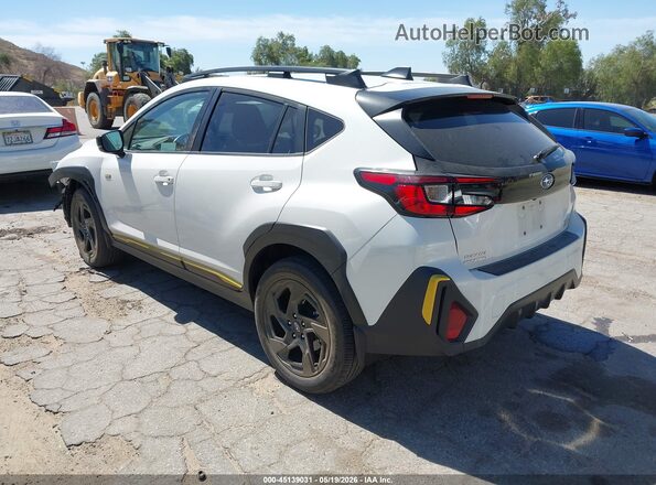 4S4GUHF61R3720699 2024 SUBARU CROSSTREK White უკანა მარცხენა