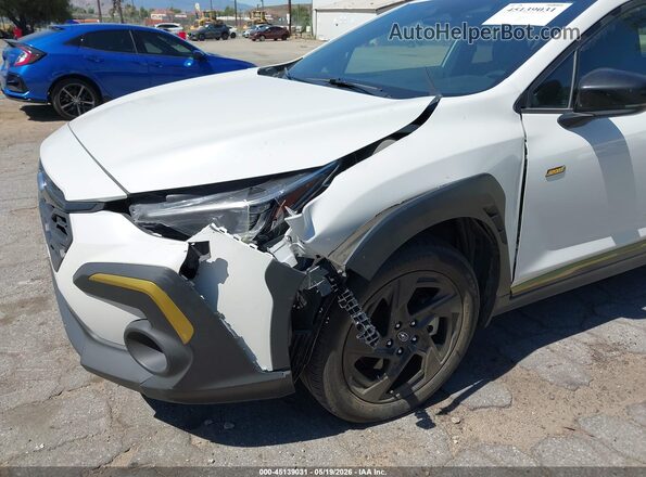 4S4GUHF61R3720699 2024 SUBARU CROSSTREK White წინა ხედი