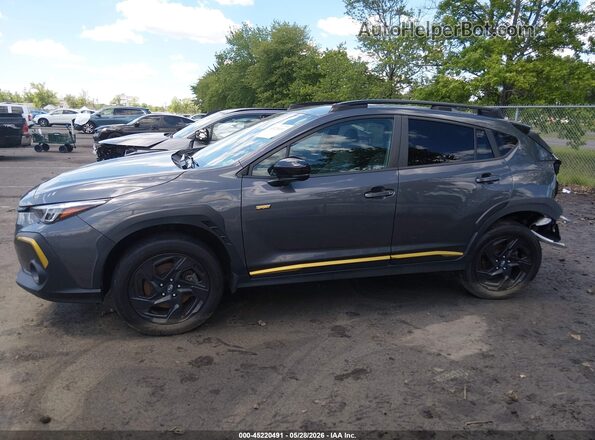 4S4GUHF61R3752990 2024 SUBARU CROSSTREK Серый Панорамный вид салона 360°