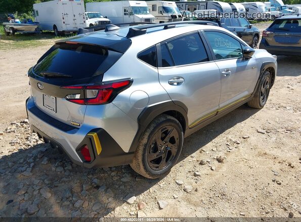 4S4GUHF66S3734362 2025 SUBARU CROSSTREK Silver 