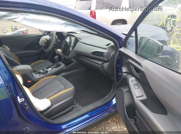 4S4GUHF67S3783540 2025 SUBARU CROSSTREK Blue წინა სალონის ხედი