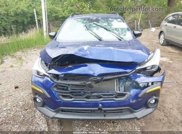 4S4GUHF67S3783540 2025 SUBARU CROSSTREK Blue ხელსაწყოთა პანელის ხედი