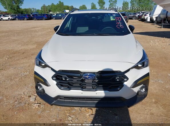 4S4GUHF6XS3759202 2025 SUBARU CROSSTREK White 